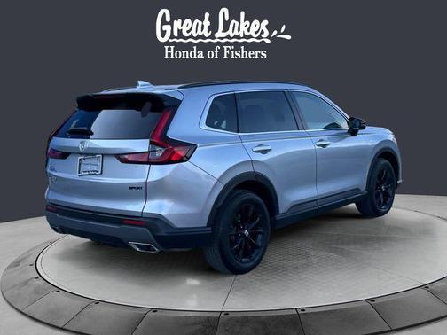 Solar Silver Metallic 2025 Honda CR-V Hybrid Sport AWD