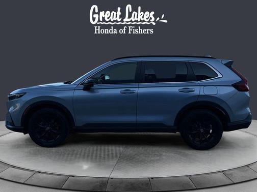 Solar Silver Metallic 2025 Honda CR-V Hybrid Sport AWD