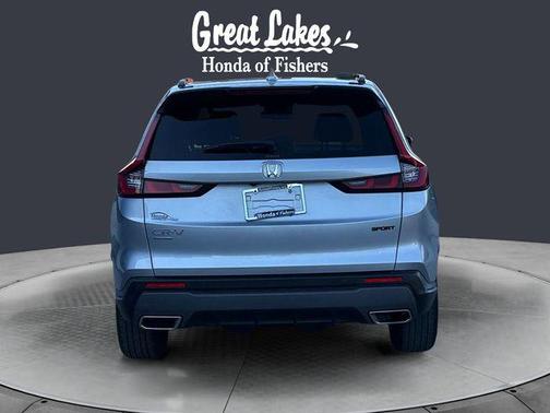 Solar Silver Metallic 2025 Honda CR-V Hybrid Sport AWD