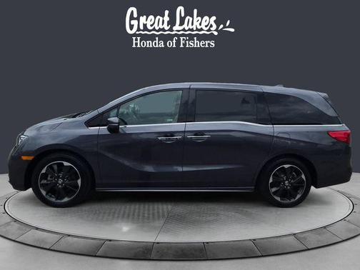 Modern Steel Metallic 2024 Honda Odyssey Elite