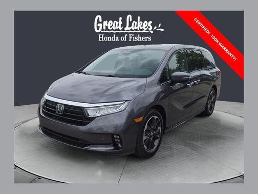 Modern Steel Metallic 2024 Honda Odyssey Elite