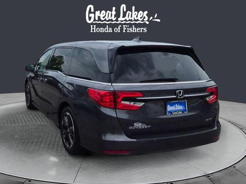 Modern Steel Metallic 2024 Honda Odyssey Elite
