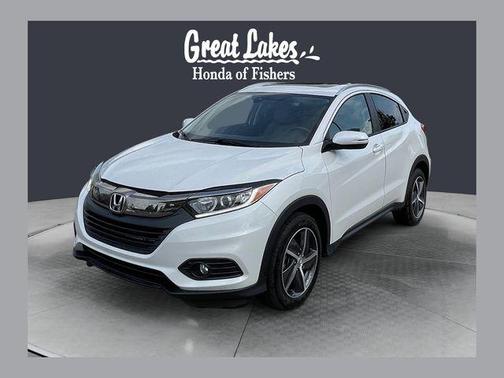 Platinum White Pearl 2022 Honda HR-V EX