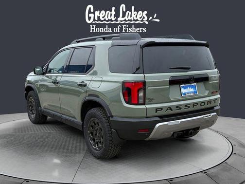 Ash Green Metallic 2026 Honda Passport AWD TrailSport Elite Blackout