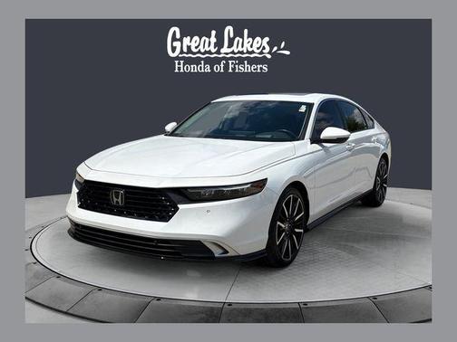 Platinum White Pearl 2023 Honda Accord Hybrid Touring