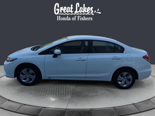 Taffeta White 2015 Honda Civic LX