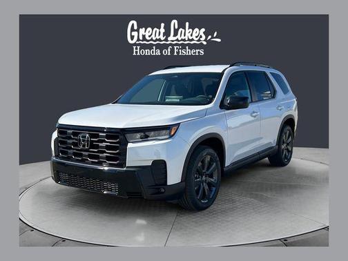 Platinum White Pearl 2026 Honda Pilot Sport