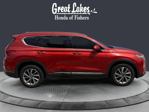 Lava Orange 2019 Hyundai SANTA FE SEL Plus 2.4