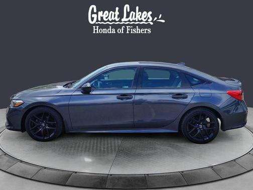 Meteorite Gray Metallic 2023 Honda Civic Sport