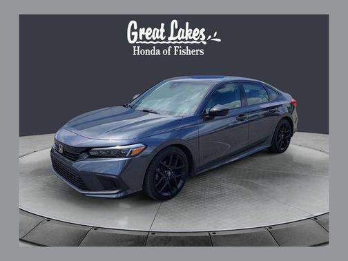 Meteorite Gray Metallic 2023 Honda Civic Sport
