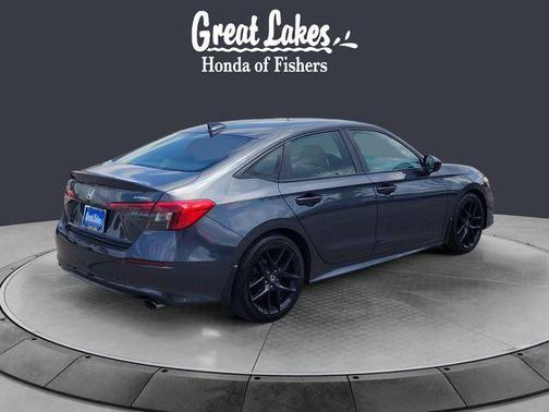 Meteorite Gray Metallic 2023 Honda Civic Sport