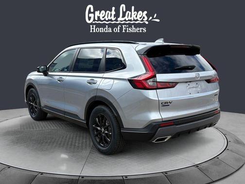 Solar Silver Metallic 2026 Honda CR-V Hybrid Sport-L FWD