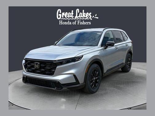 Solar Silver Metallic 2026 Honda CR-V Hybrid Sport-L FWD