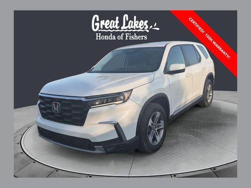 Platinum White Pearl 2025 Honda Pilot EX-L