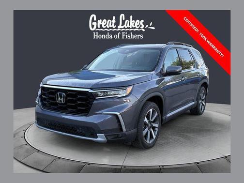 Modern Steel Metallic 2024 Honda Pilot Touring 8-Passenger