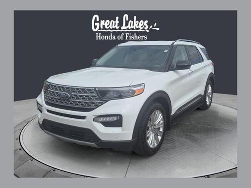 White Metallic 2023 Ford Explorer Limited