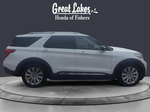 White Metallic 2023 Ford Explorer Limited