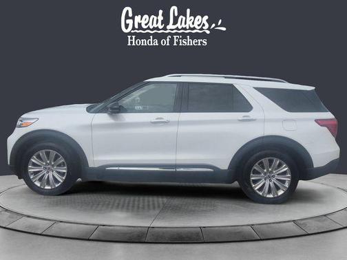 White Metallic 2023 Ford Explorer Limited