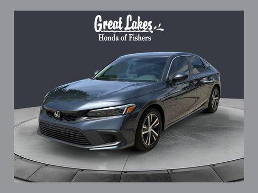 Gray Metallic 2023 Honda Civic LX