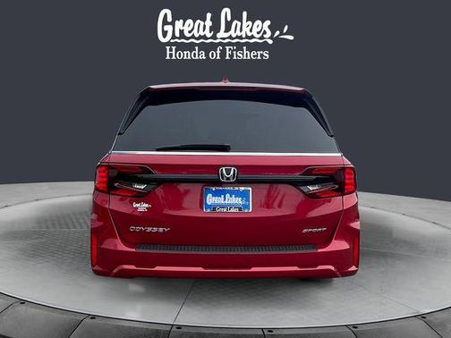 Radiant Red Metallic II 2025 Honda Odyssey Sport-L