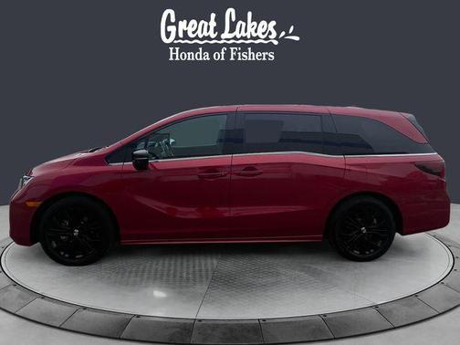 Radiant Red Metallic II 2025 Honda Odyssey Sport-L