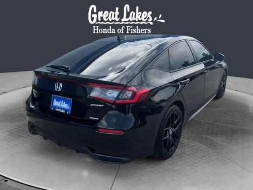 Crystal Black Pearl 2025 Honda Civic Hybrid Sport
