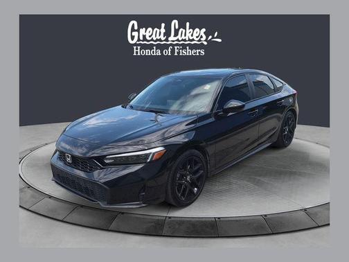 Crystal Black Pearl 2025 Honda Civic Hybrid Sport