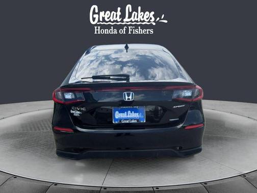 Crystal Black Pearl 2025 Honda Civic Hybrid Sport