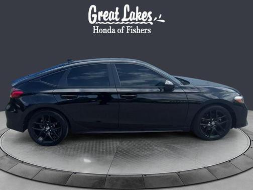 Crystal Black Pearl 2025 Honda Civic Hybrid Sport