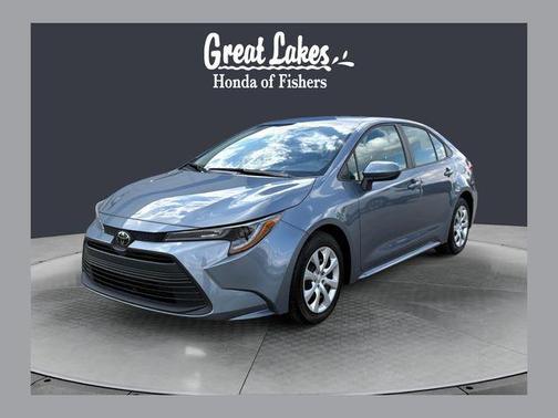 Celestite/Midnight Black Metallic 2024 Toyota Corolla LE