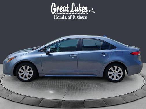 Celestite/Midnight Black Metallic 2024 Toyota Corolla LE