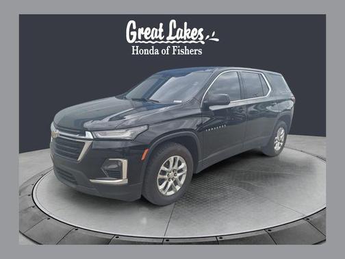 Mosaic Black Metallic 2022 Chevrolet Traverse LS