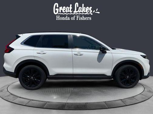 Platinum White Pearl 2024 Honda CR-V Hybrid Sport Touring AWD