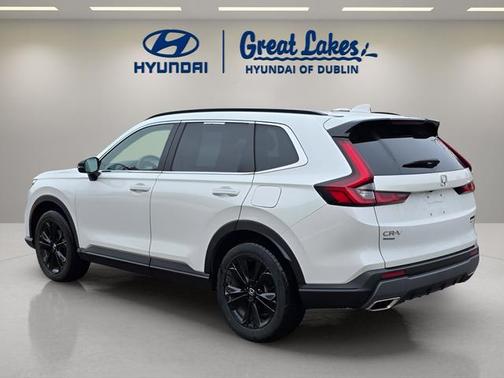 Platinum White Pearl 2024 Honda CR-V Hybrid Sport Touring AWD