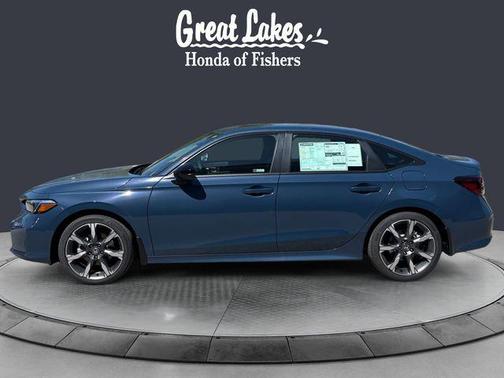Blue Lagoon Pearl 2026 Honda Civic Hybrid Sport Touring