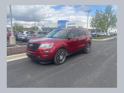 Ruby Red Metallic 2019 Ford Explorer Sport
