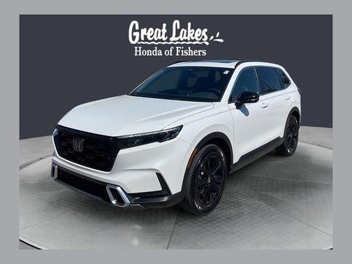 Platinum White Pearl 2024 Honda CR-V Hybrid Sport Touring AWD