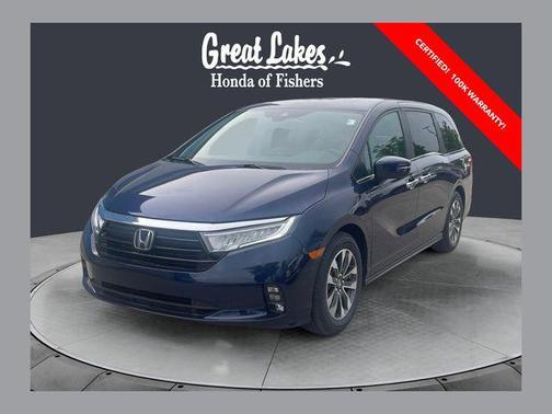 Blue 2023 Honda Odyssey EX-L