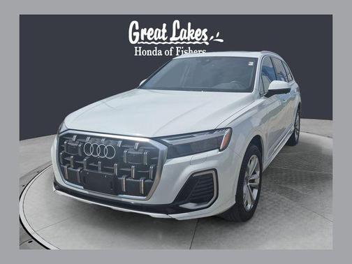 Glacier White Metallic 2025 Audi Q7 55 Premium Plus