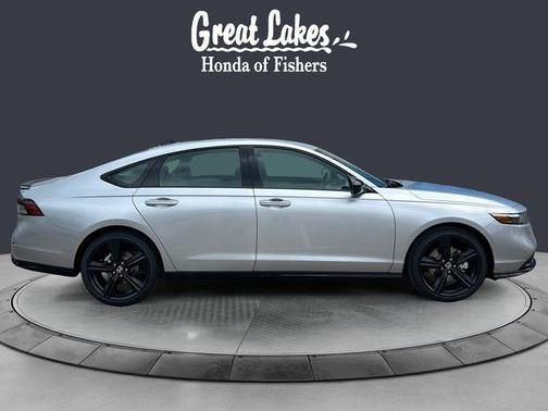 Solar Silver Metallic 2026 Honda Accord Hybrid Sport-L