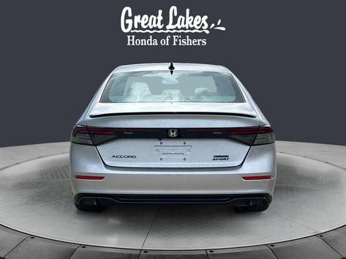 Solar Silver Metallic 2026 Honda Accord Hybrid Sport-L