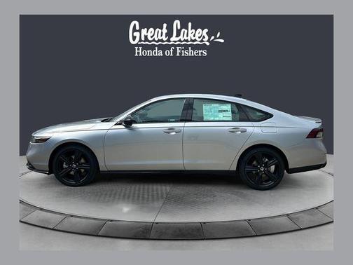 Solar Silver Metallic 2026 Honda Accord Hybrid Sport-L