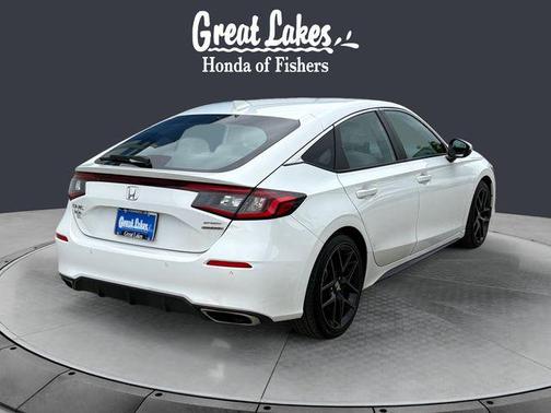Platinum White Pearl 2024 Honda Civic Sport Touring