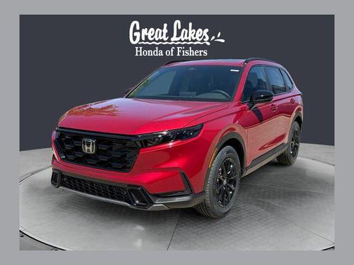 Radiant Red Metallic 2026 Honda CR-V Hybrid Sport-L AWD
