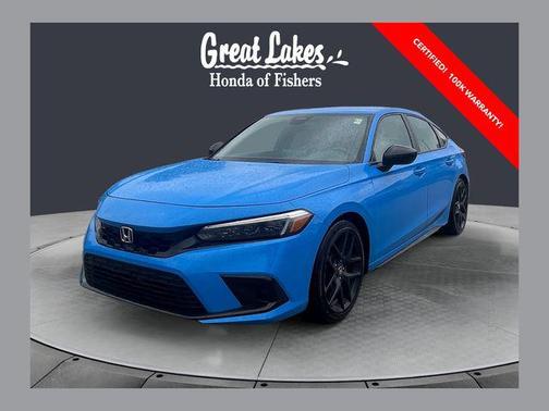 Boost Blue Pearl 2024 Honda Civic Sport