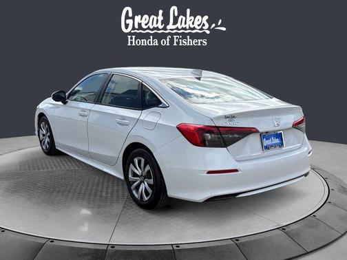 Platinum White Pearl 2024 Honda Civic LX