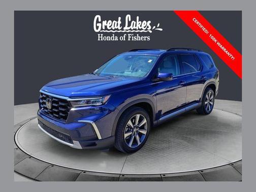 Obsidian Blue Pearl 2024 Honda Pilot Touring 8-Passenger