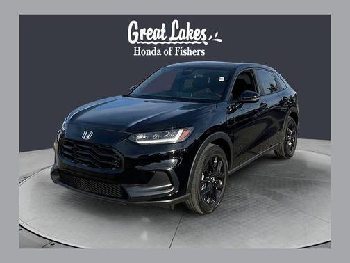 Crystal Black Pearl 2023 Honda HR-V AWD Sport