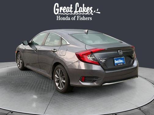 Gray 2021 Honda Civic EX