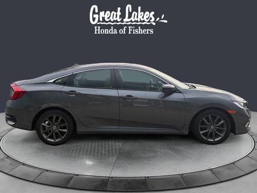 Gray 2021 Honda Civic EX
